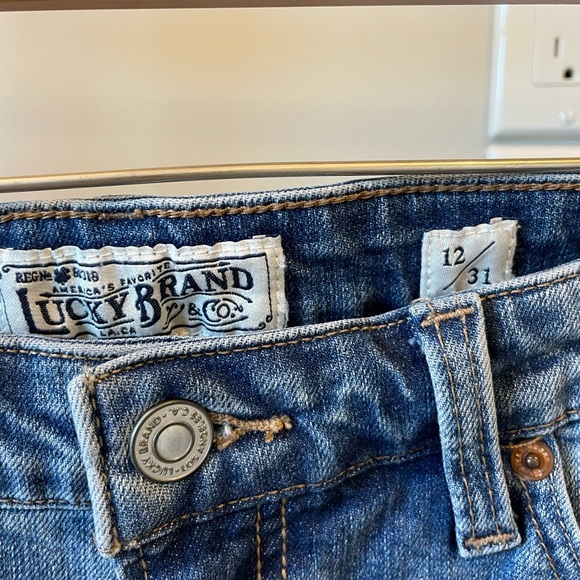 NWOT Lucky Brand Embroidered Jeans 12 - Picture 3 of 5